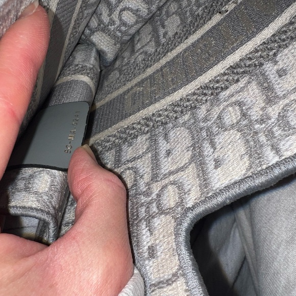 Dior Gray Mini Book Tote - Picture 12 of 13